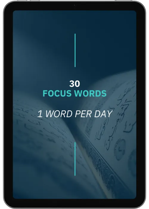 30 Focus Words